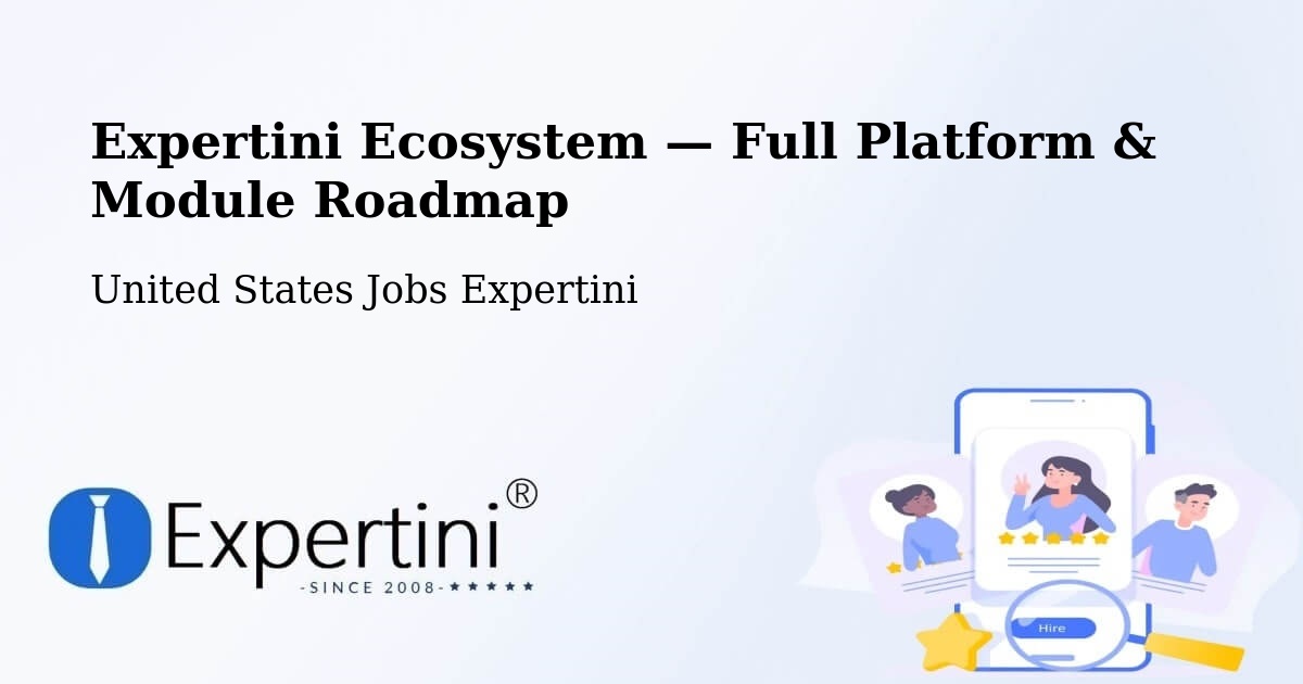 Expertini Ecosystem — Full Platform & Module Roadmap – Seneca